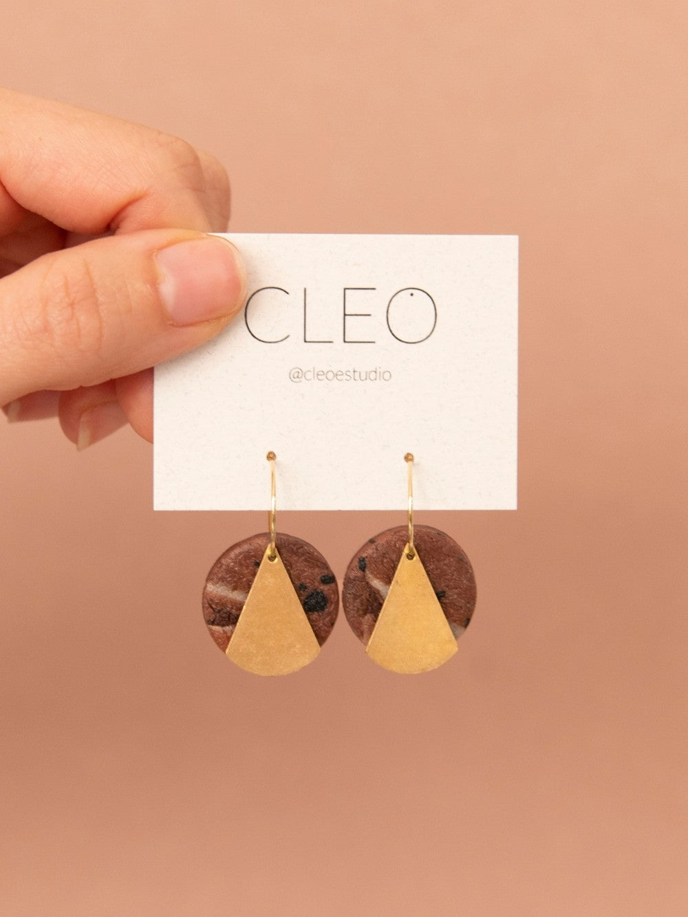 PENDIENTES CLEO MAËVA COFFEE