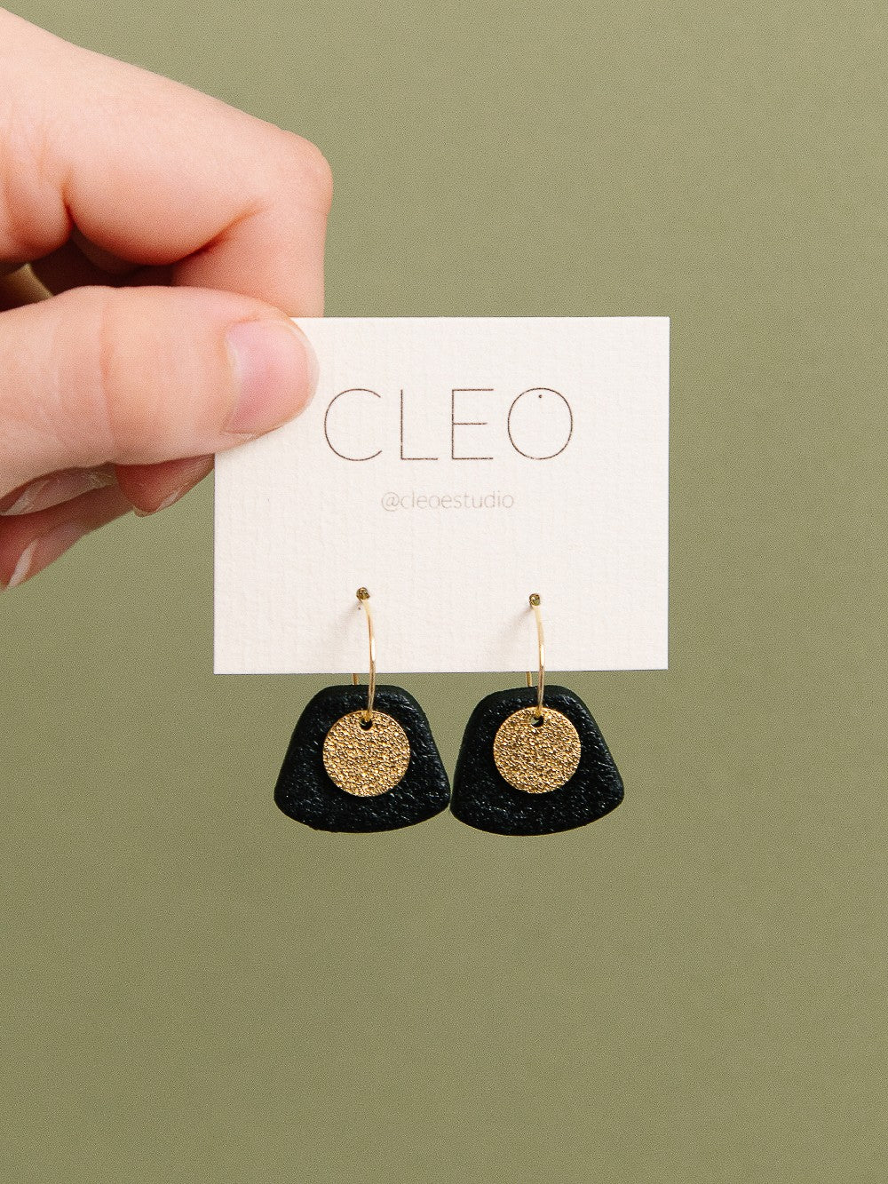 PENDIENTES CLEO SYLVIE BLACK